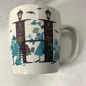 Disney Parks ABC Collection Coffee Mug Letter “H is for The Haunted Mansion”